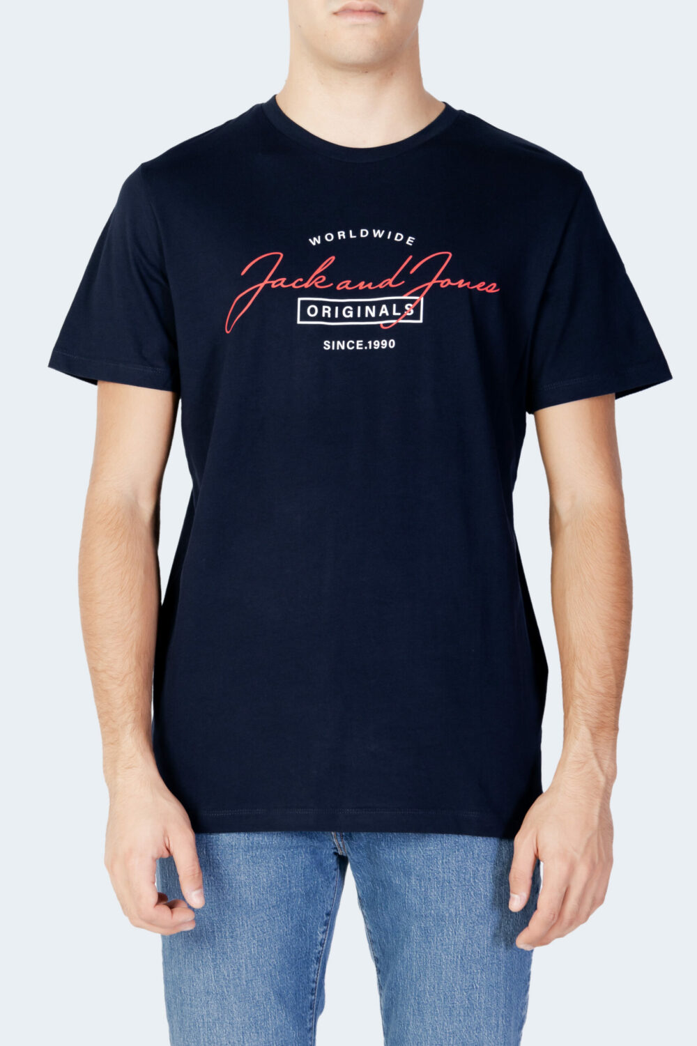T-shirt Jack Jones Blu - Foto 4