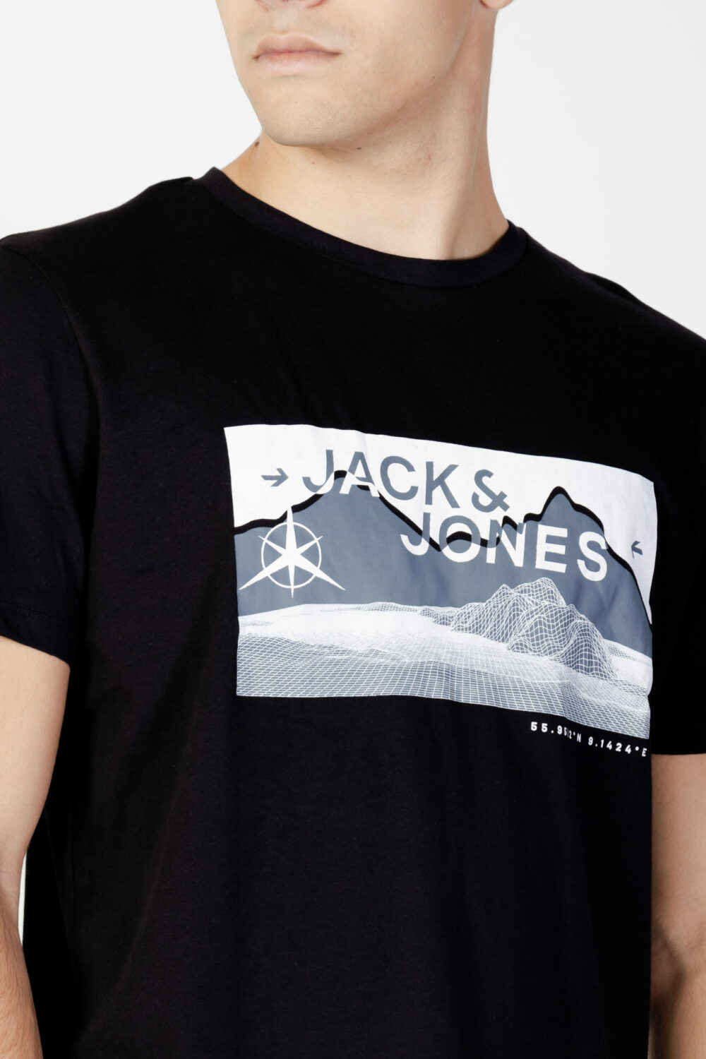 T-shirt Jack Jones Nero - Foto 2