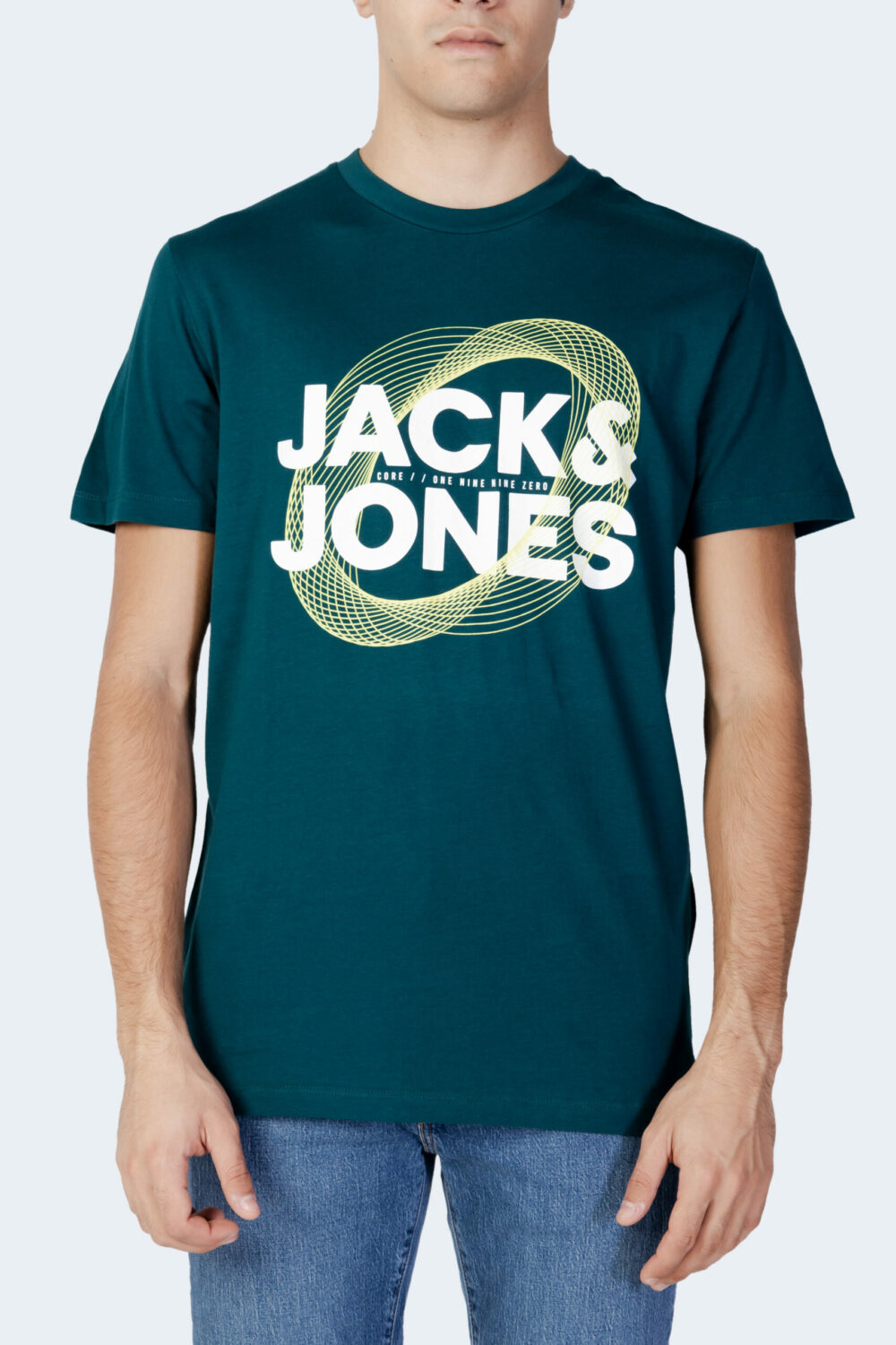 T-shirt Jack Jones Petrolio - Foto 4