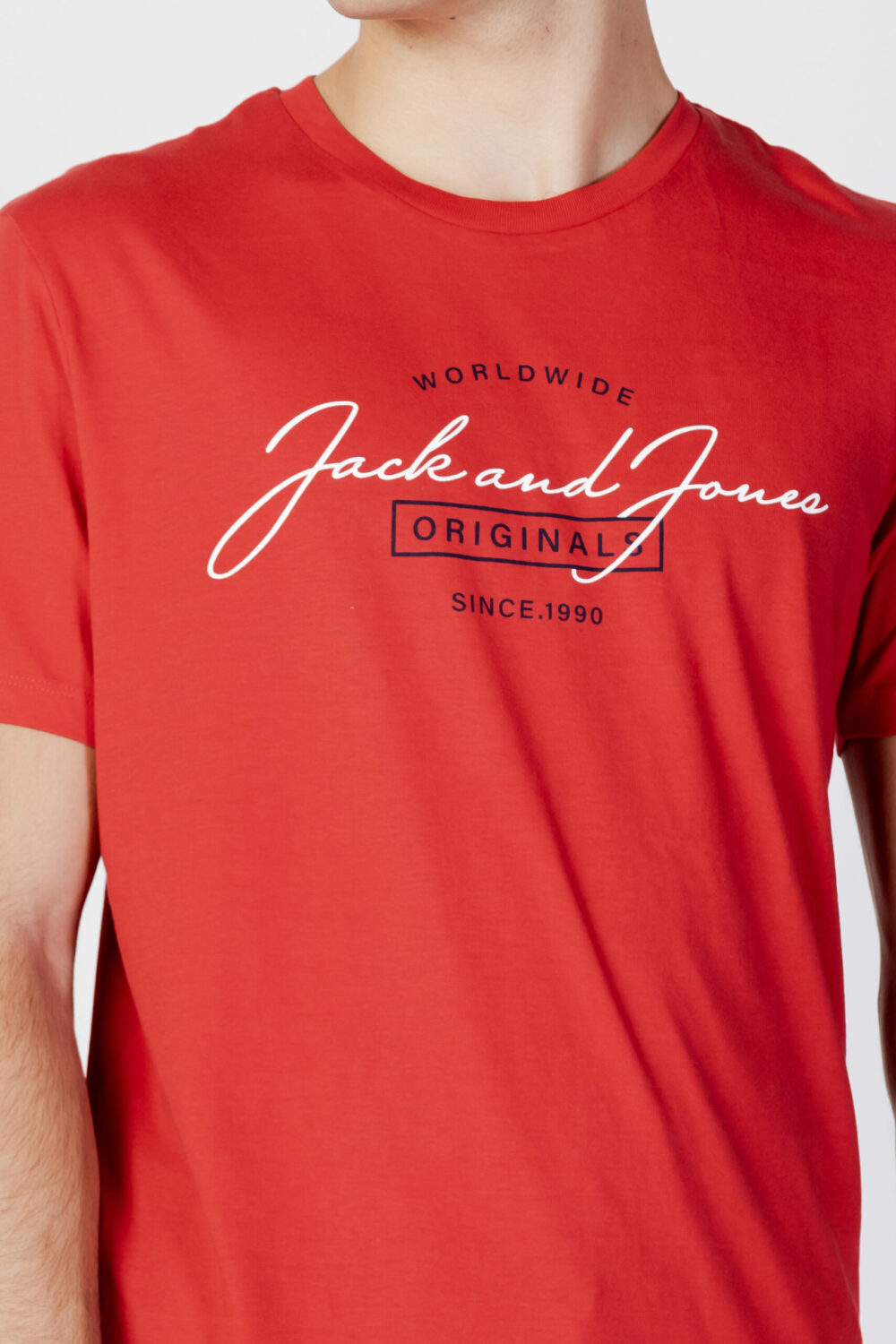 T-shirt Jack Jones Rosso - Foto 2