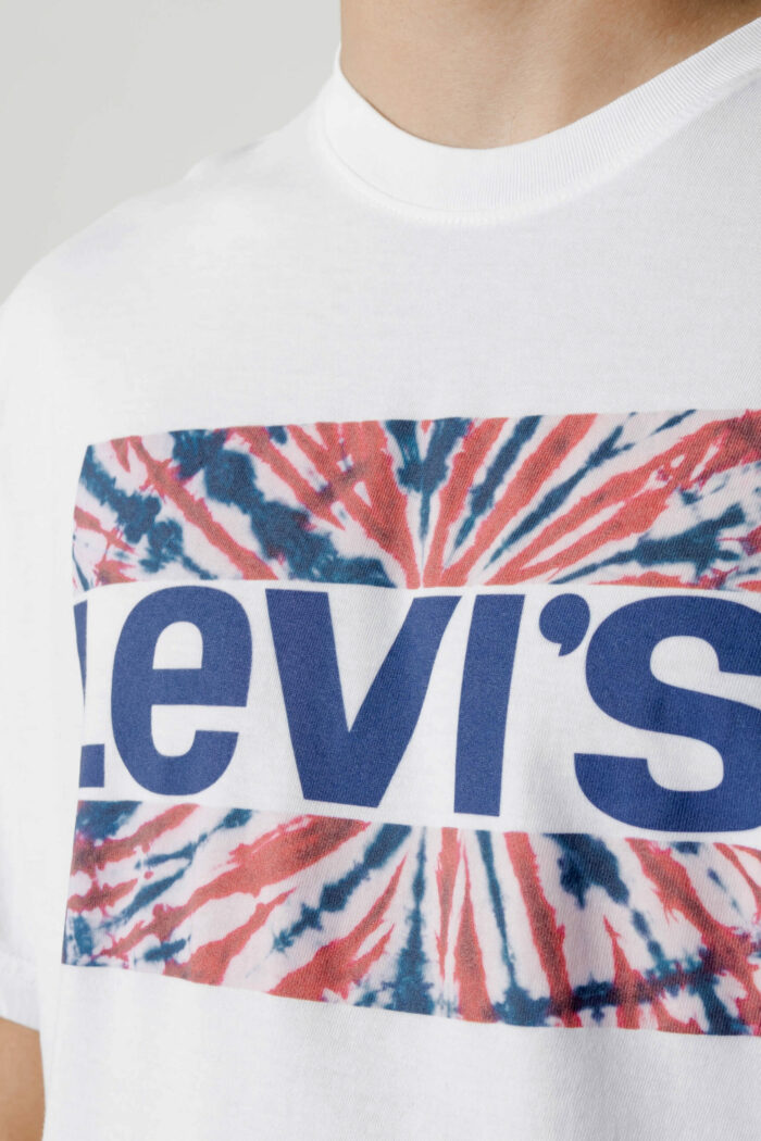 T-shirt Levi’s® relaxed fit tee tiedye sw Bianco