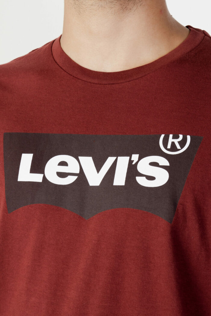 T-shirt Levi’s® graphic crewneck tee bw ssnl 22491-0476 Rosso