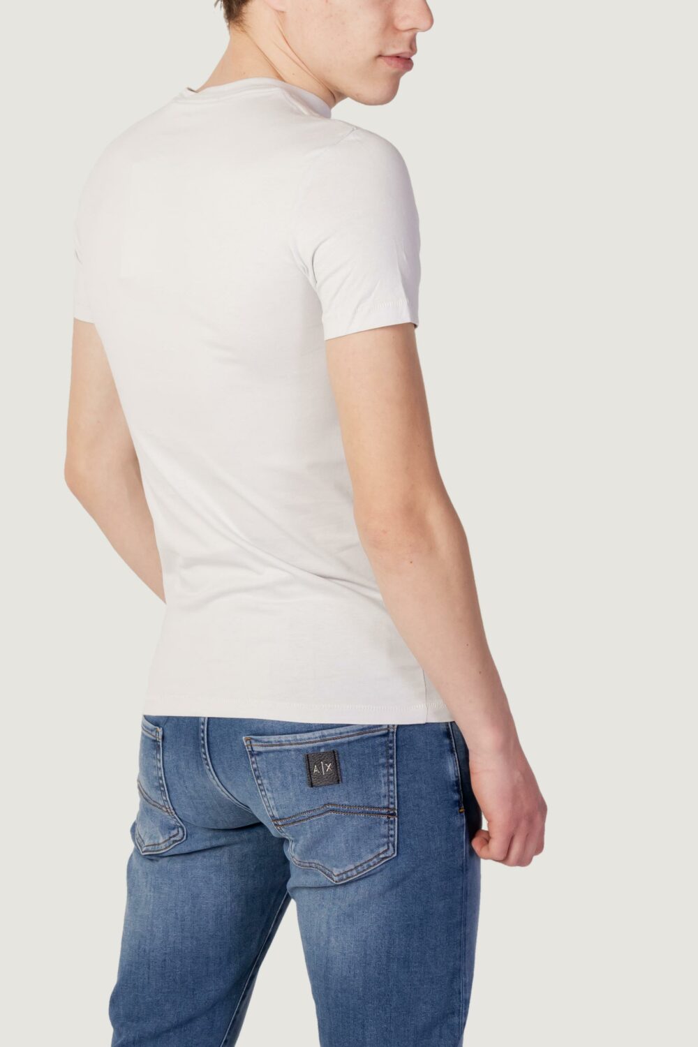T-shirt Calvin Klein Jeans Grigio Chiaro - Foto 3