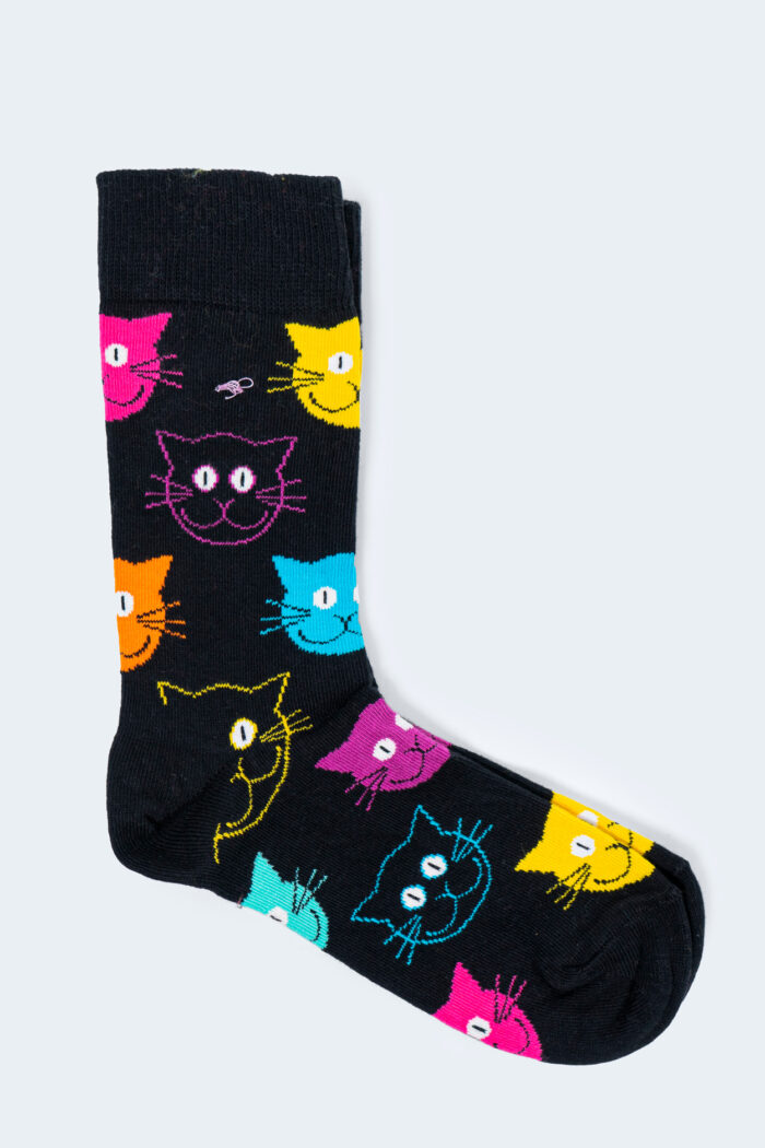 Calzini Happy Socks cat socks Nero