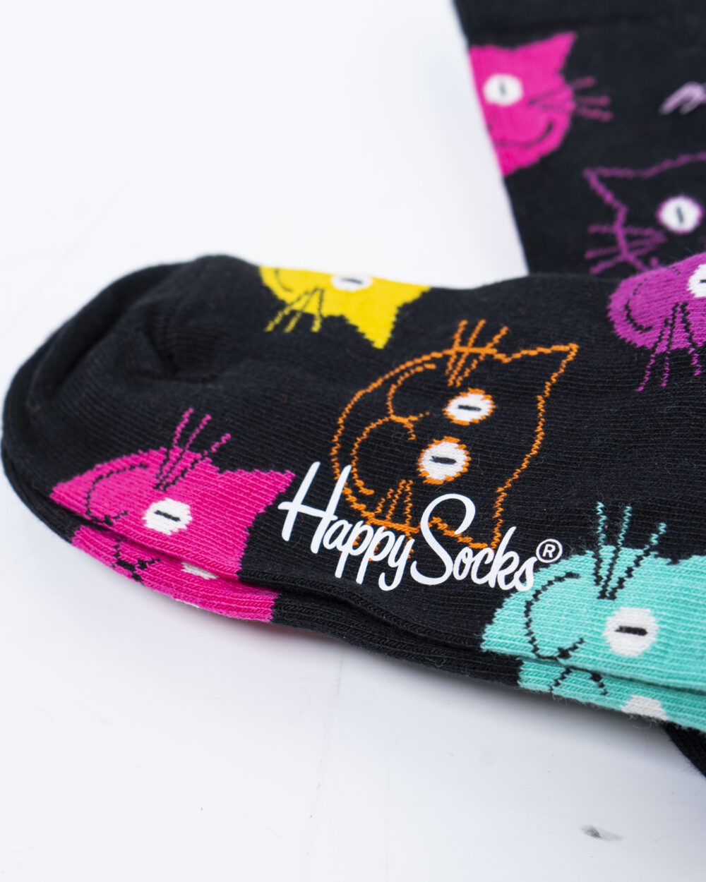 Calzini Happy Socks cat socks Nero - Foto 2