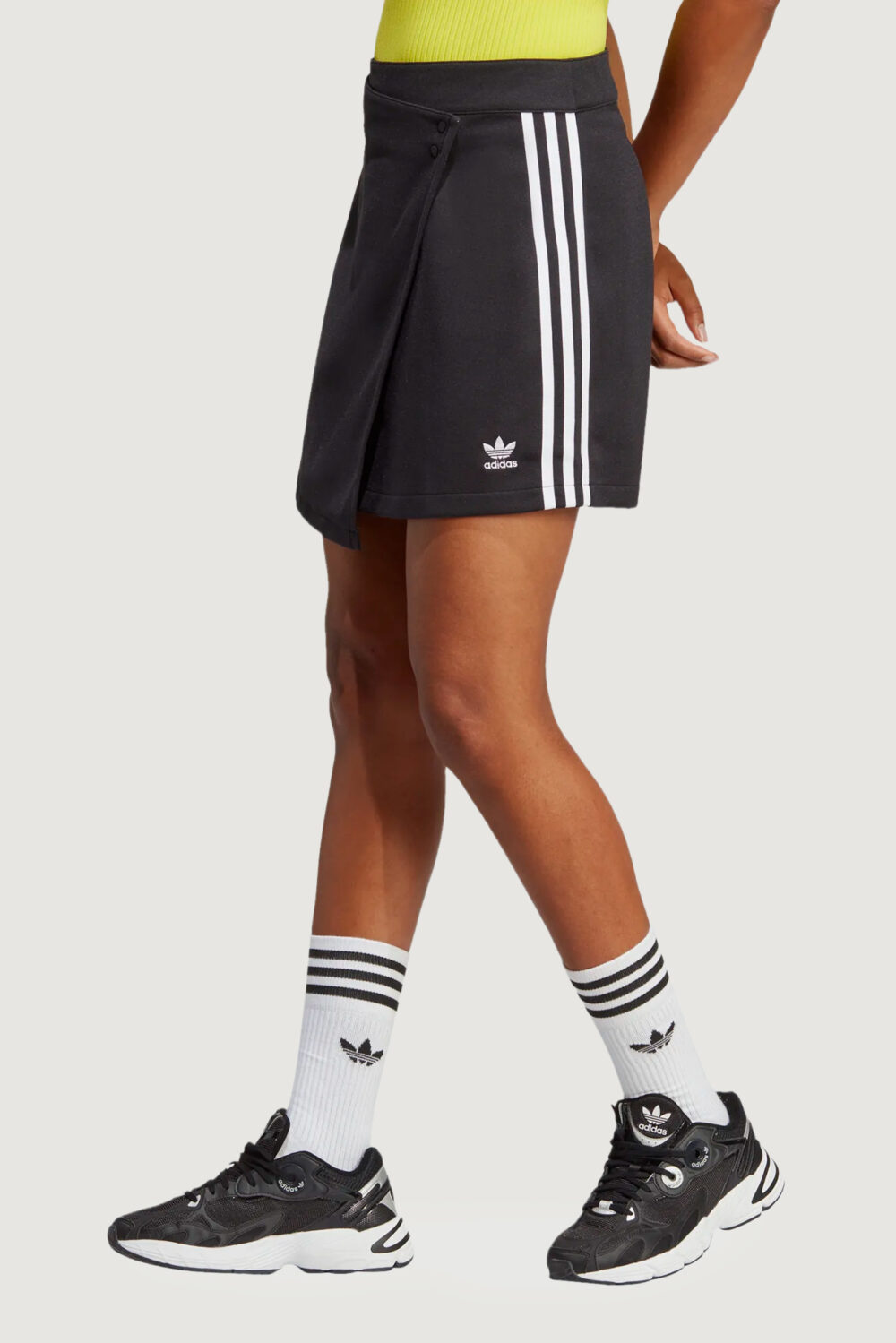 Minigonna Adidas wrapping skirt Nero - Foto 1
