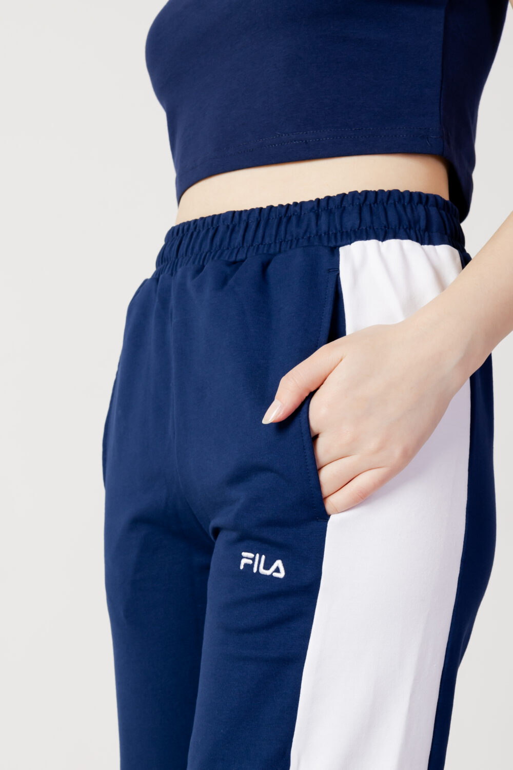 Pantaloni sportivi Fila bellegarde track pants Blu - Foto 4
