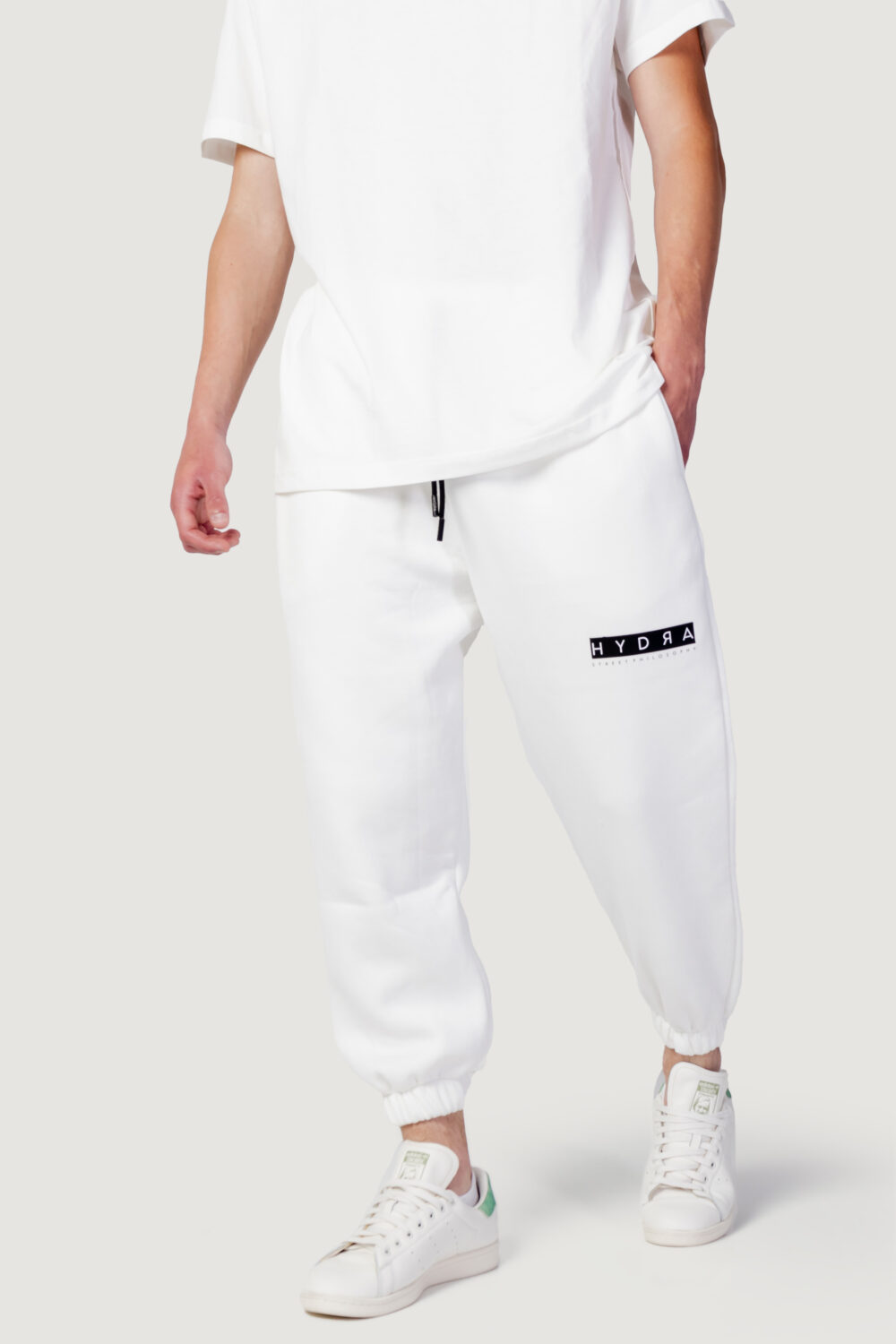 Pantaloni sportivi Hydra Clothing felpato Bianco - Foto 1
