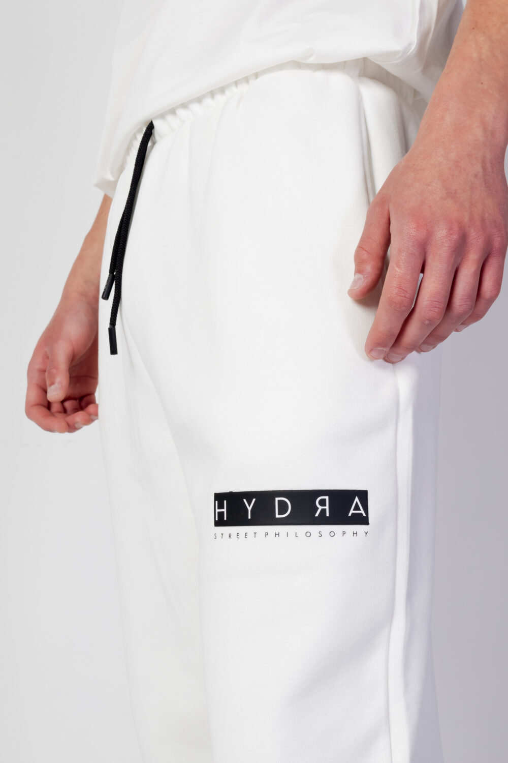 Pantaloni sportivi Hydra Clothing felpato Bianco - Foto 2