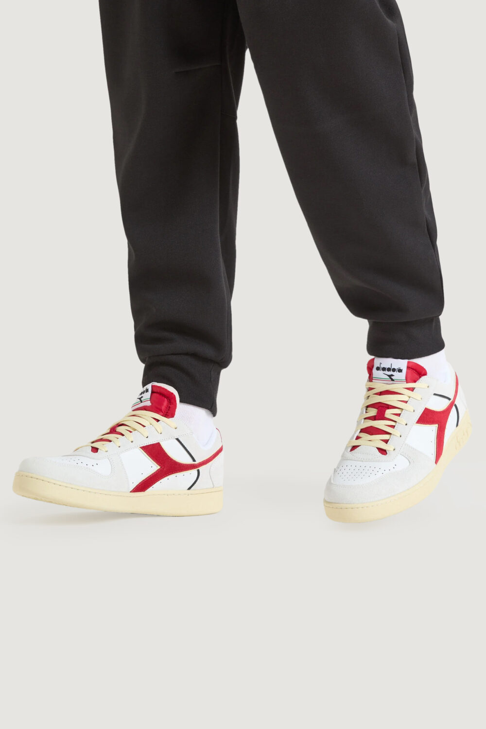 Sneakers Diadora magic basket low suede leather Rosso - Foto 1