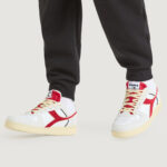 Sneakers Diadora magic basket low suede leather Rosso - Foto 1