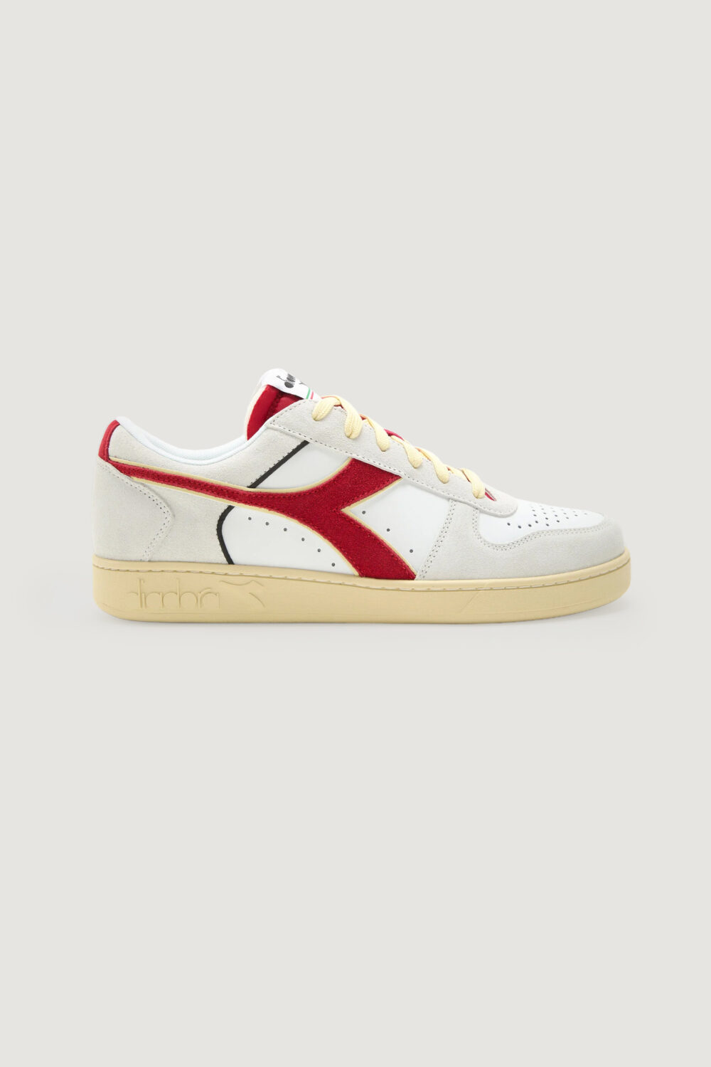 Sneakers Diadora magic basket low suede leather Rosso - Foto 2