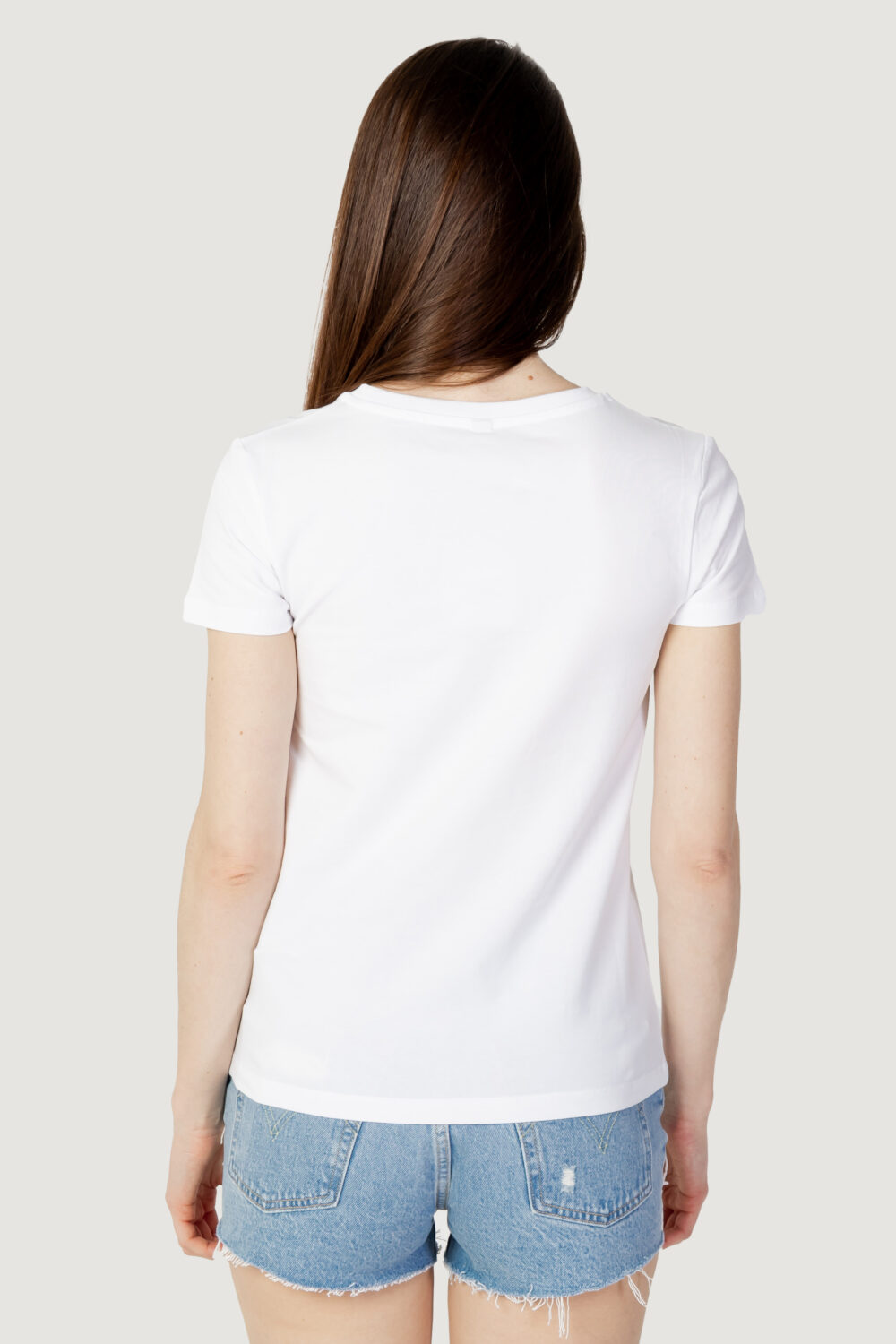 T-shirt Moschino Underwear stampa logo Bianco - Foto 4