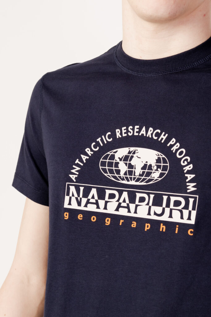 T-shirt Napapijri s-macas ss Blu marine
