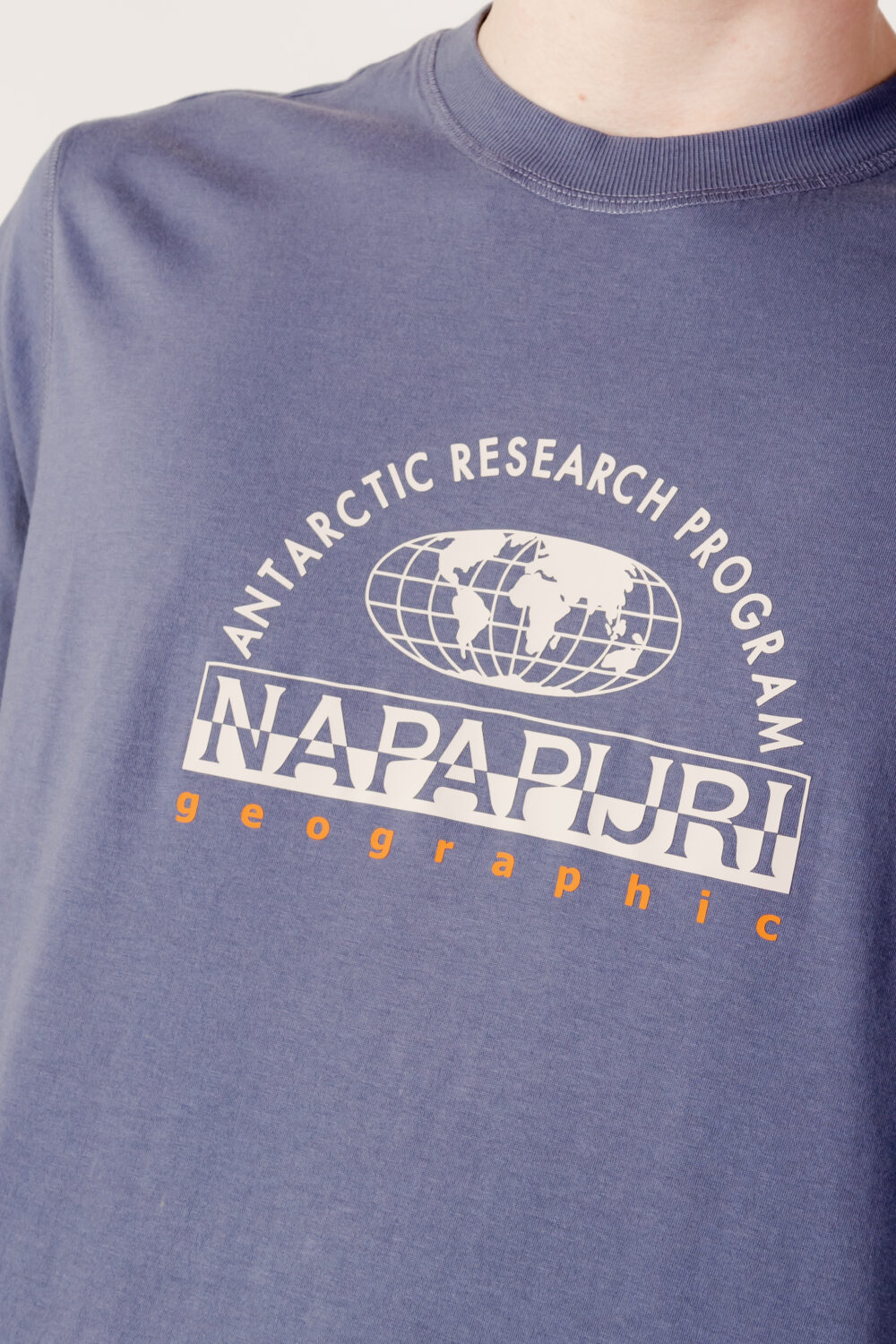 T-shirt Napapijri s-macas ss Indigo - Foto 2