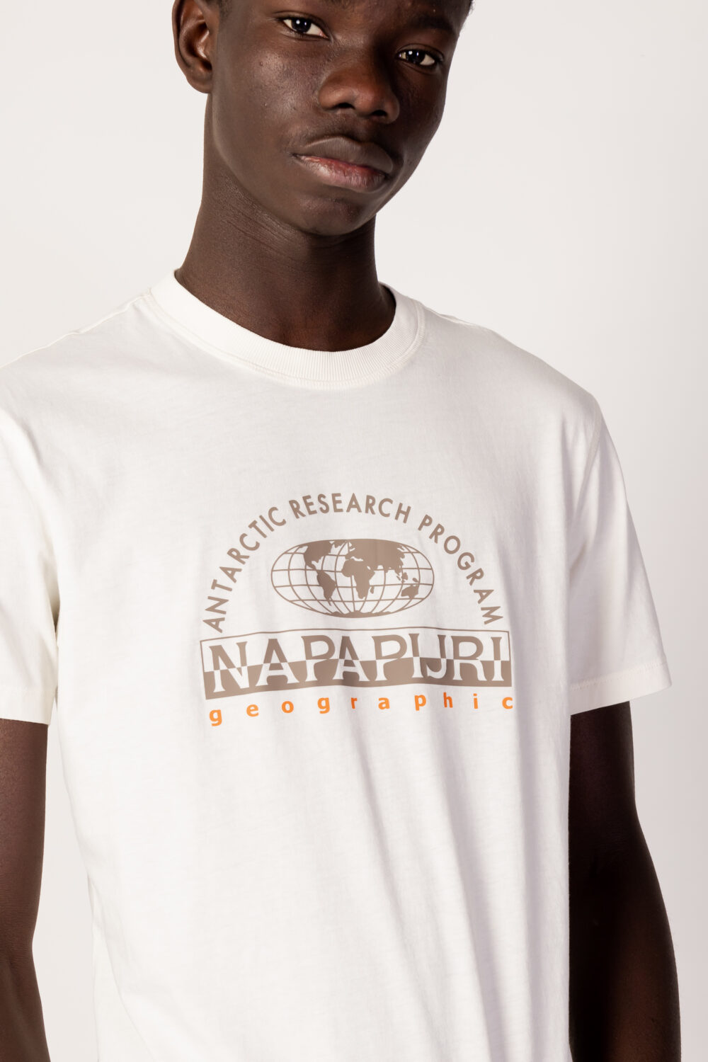T-shirt Napapijri s-macas ss Panna - Foto 2