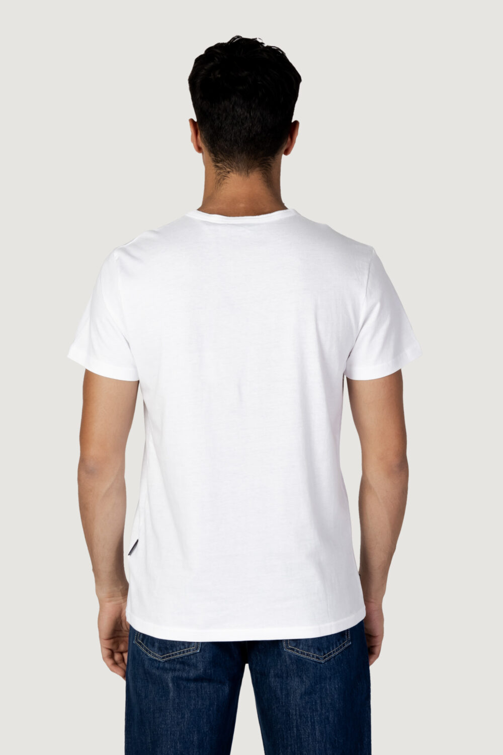 T-shirt SCHOTT N.Y.C. con bottoni Bianco - Foto 3