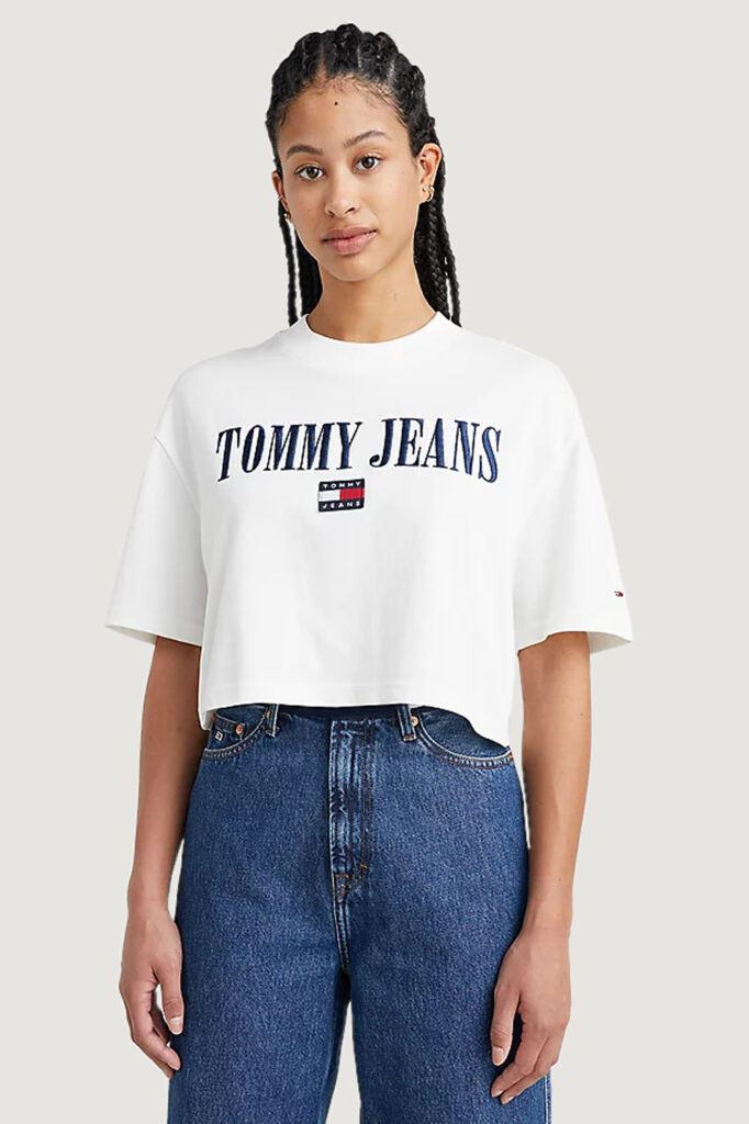 T-shirt Tommy Hilfiger Jeans tjw crp archive 2 te Bianco