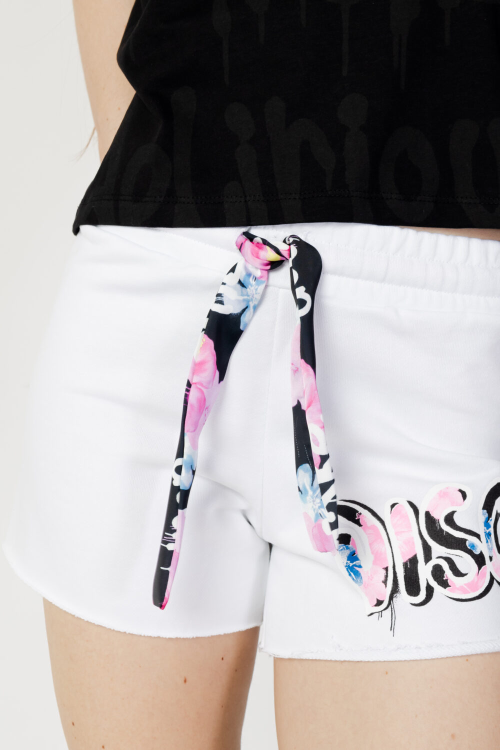 Shorts Disclaimer blossom logo Bianco - Foto 2