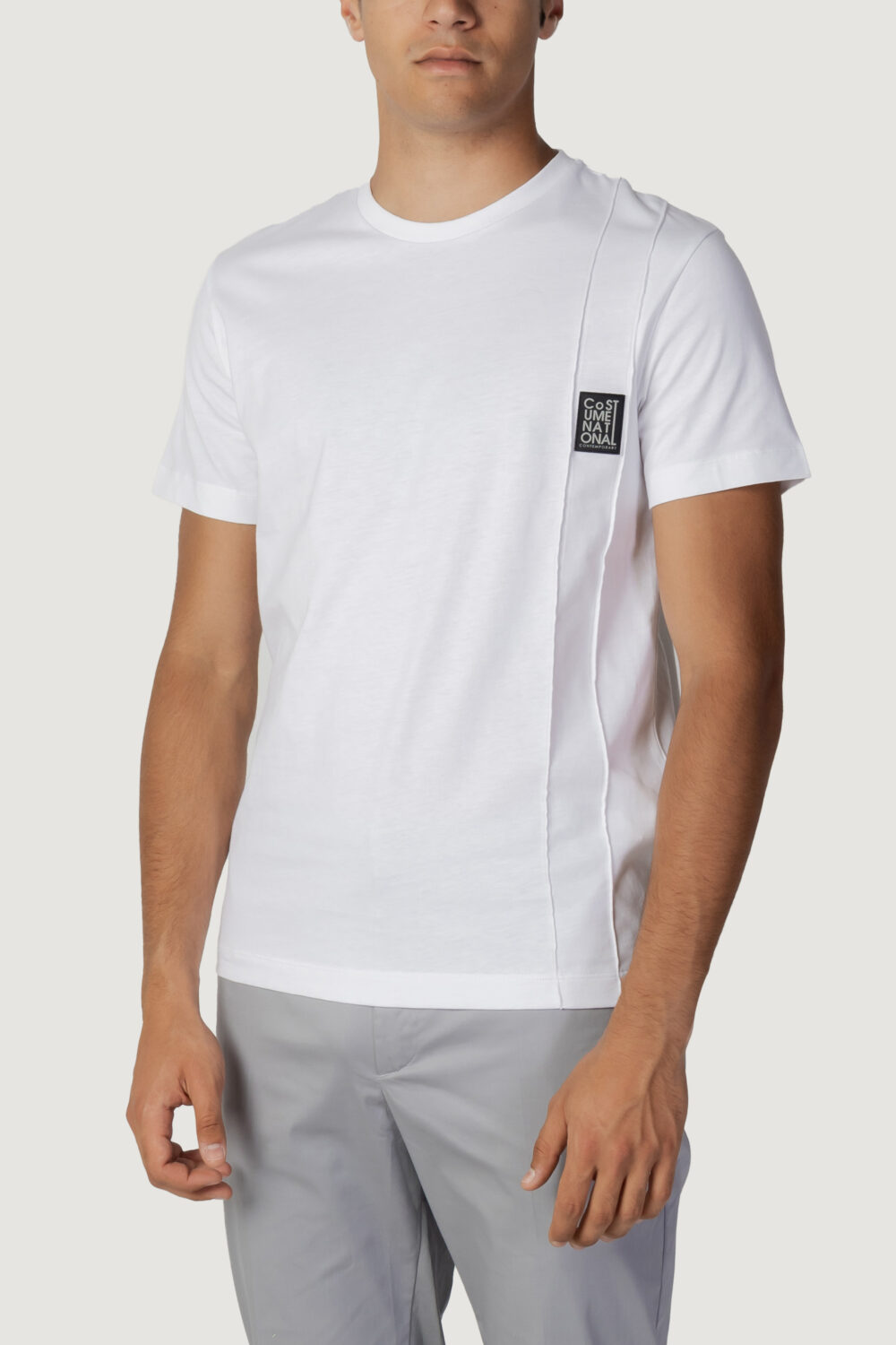 T-shirt COSTUME NATIONAL tinta unita Bianco - Foto 1