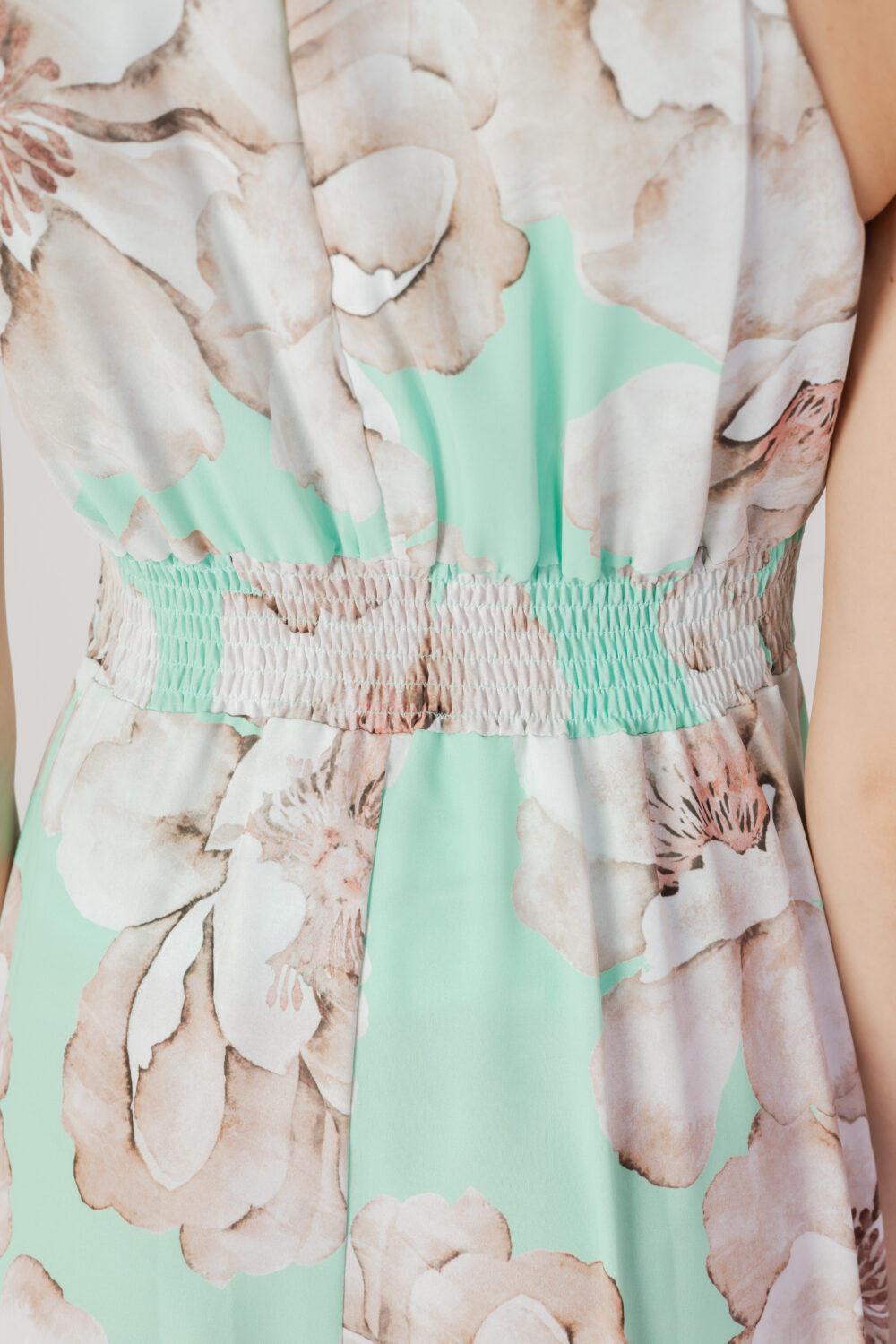 Vestito lungo Rinascimento stampa floreale Tiffany - Foto 6