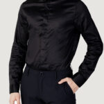 Camicia manica lunga Armani Exchange logo frontale Nero - Foto 1