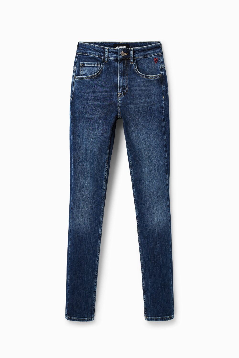 Jeans slim Desigual denim lia Denim - Foto 5