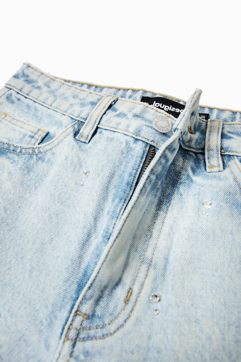 Jeans slim Desigual denim abril Denim chiaro - Foto 5