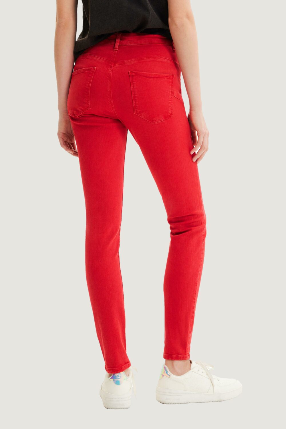 Jeans slim Desigual denim lia Rosso - Foto 3