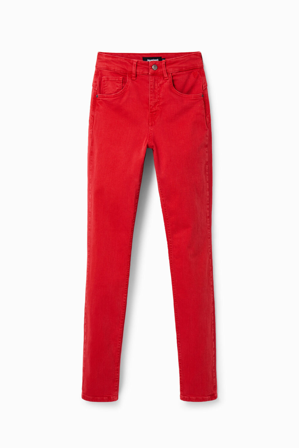 Jeans slim Desigual denim lia Rosso - Foto 4