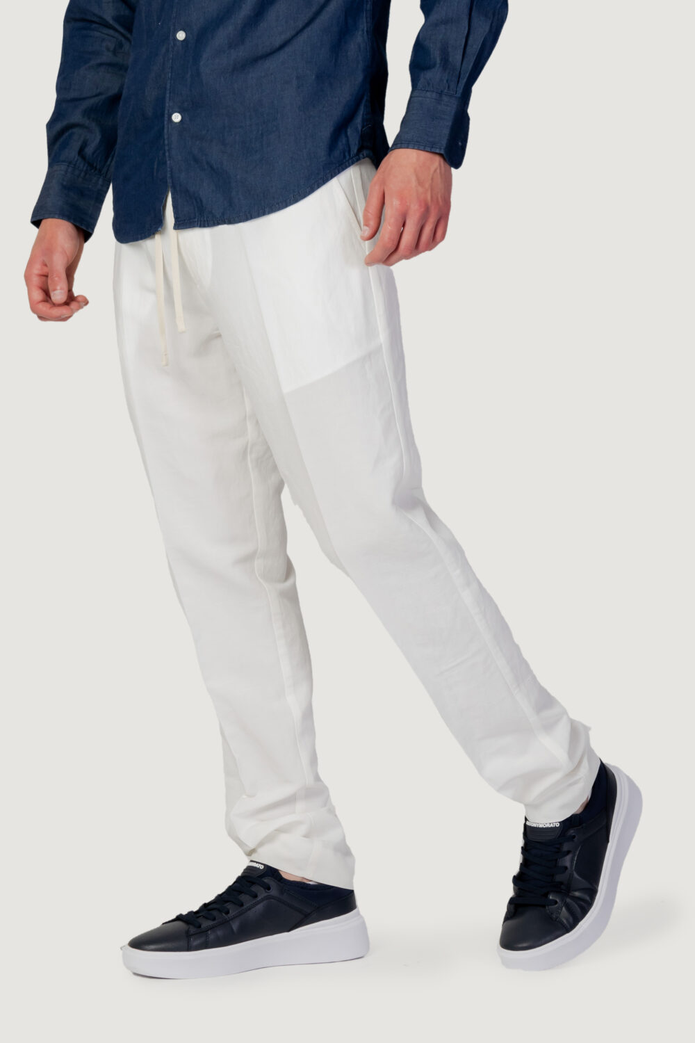 Pantaloni Liu-Jo lino dublin Bianco - Foto 1