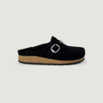 Pantofole BIRKENSTOCK buckley shearling suede leather Nero - Foto 1