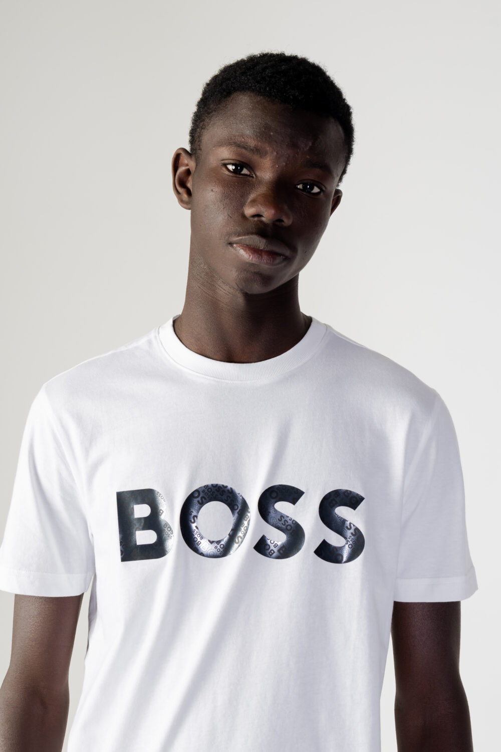T-shirt Boss tee 3 Bianco - Foto 5