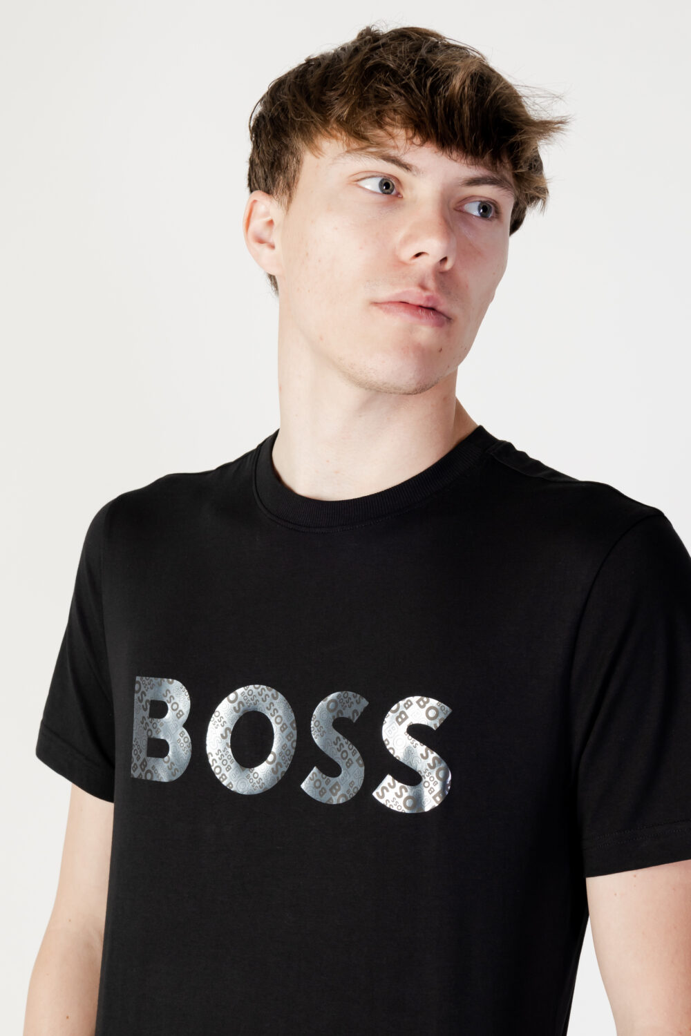 T-shirt Boss tee 3 Nero - Foto 2
