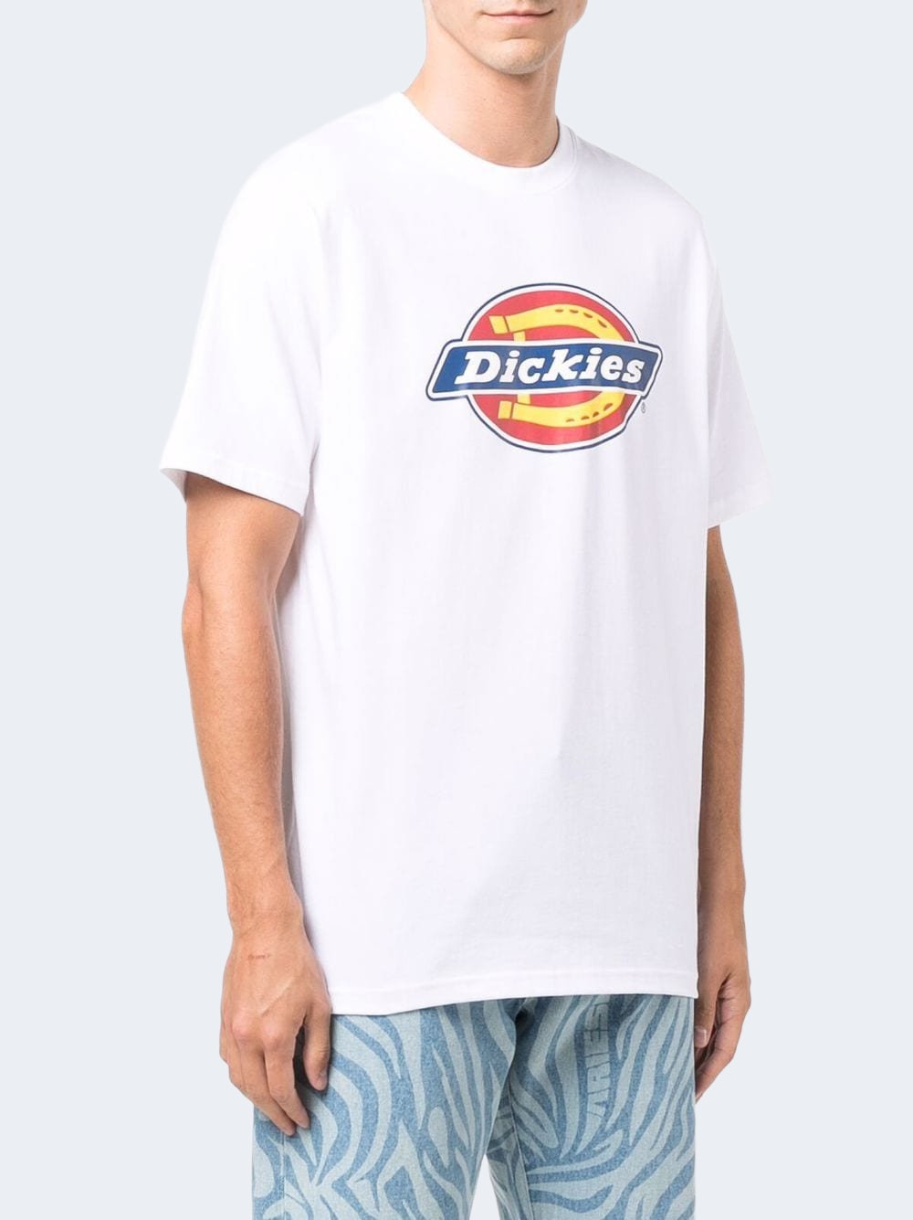 T-shirt Dickies icon logo tee Bianco - Foto 1