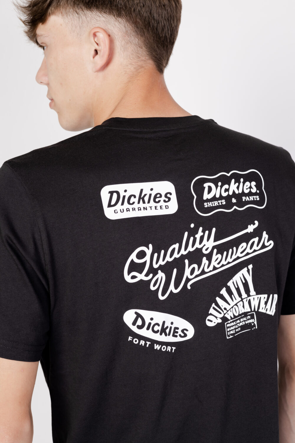 T-shirt Dickies fircrest tee ss dk0a4xo2blk1 Nero - Foto 4