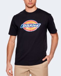 T-shirt Dickies icon logo tee dk0a4xc9blk1 Nero - Foto 1