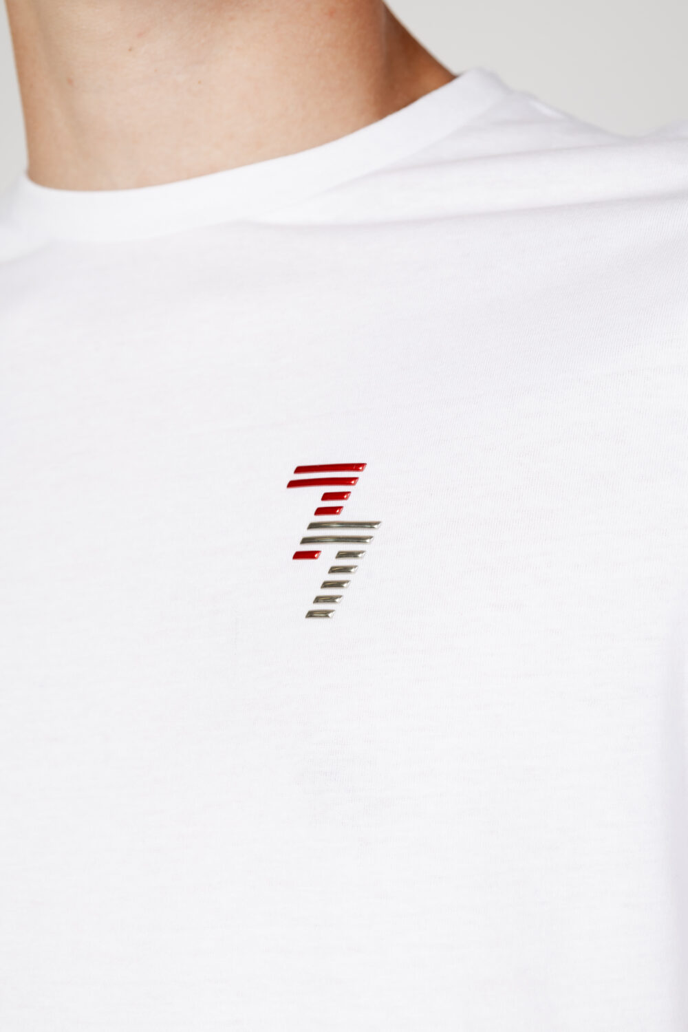 T-shirt EA7 logo numerico Bianco - Foto 2