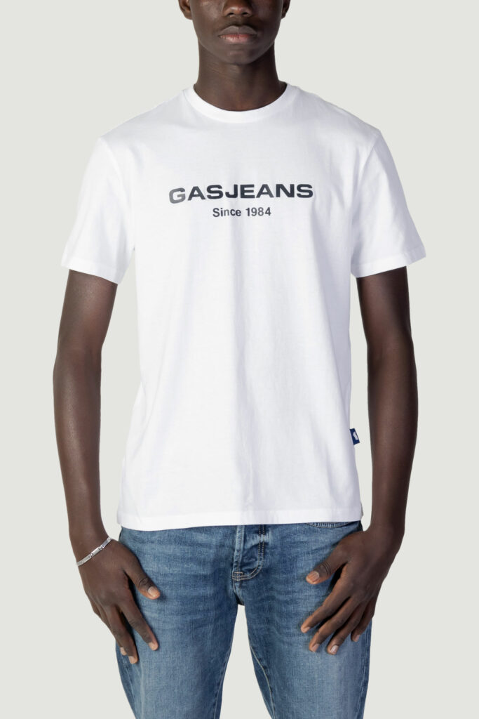 T-shirt GAS dharis/r 1984 gj Bianco