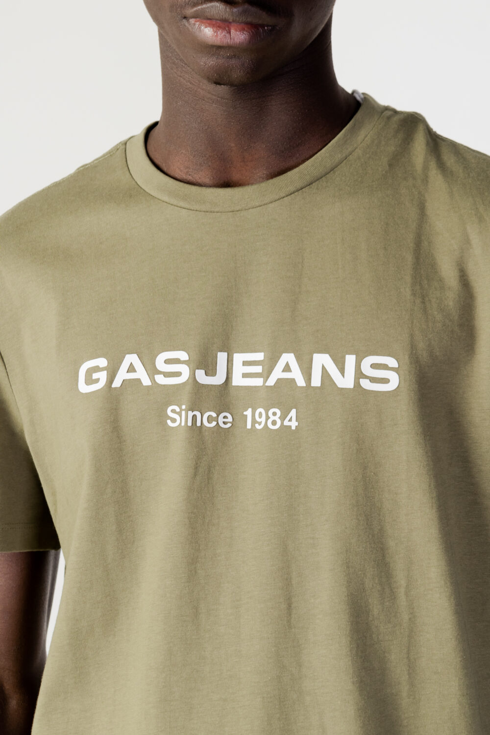 T-shirt GAS dharis/r 1984 gj Verde Oliva - Foto 2