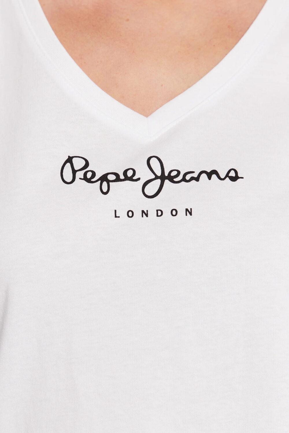 T-shirt Pepe Jeans wendy v neck Bianco - Foto 2
