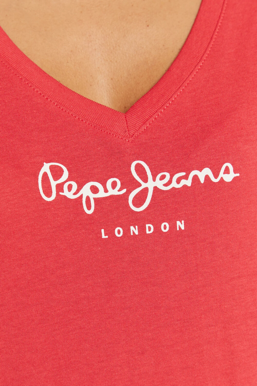 T-shirt Pepe Jeans wendy v neck Corallo - Foto 2