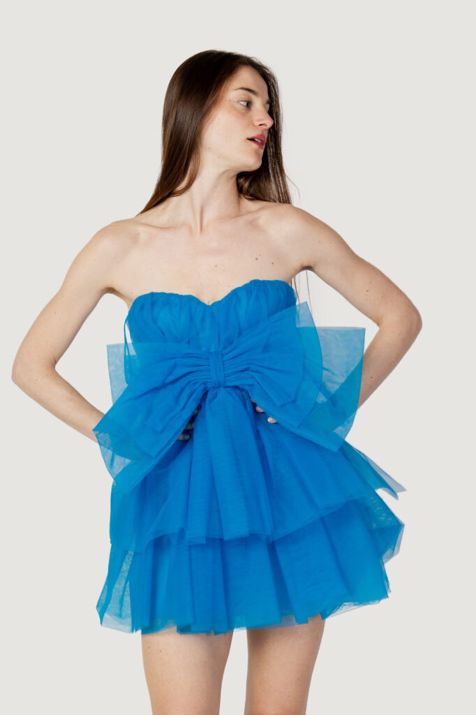 Vestito corto Aniye By ribbon dress nina Azzurro