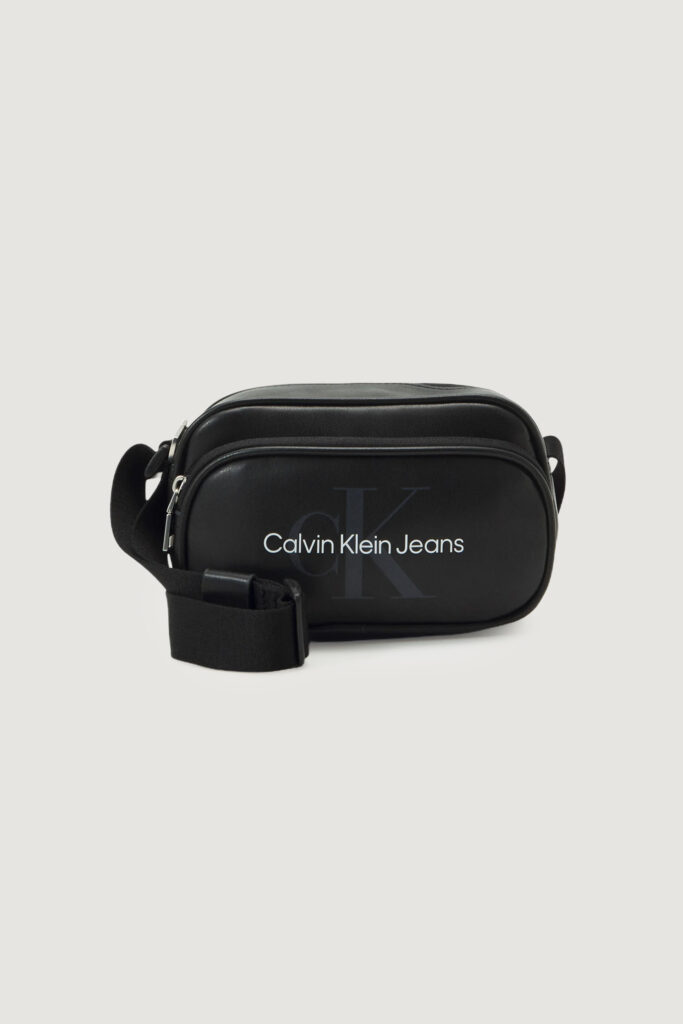 Borsa Calvin Klein Jeans monogram soft ew camera bag18 Nero