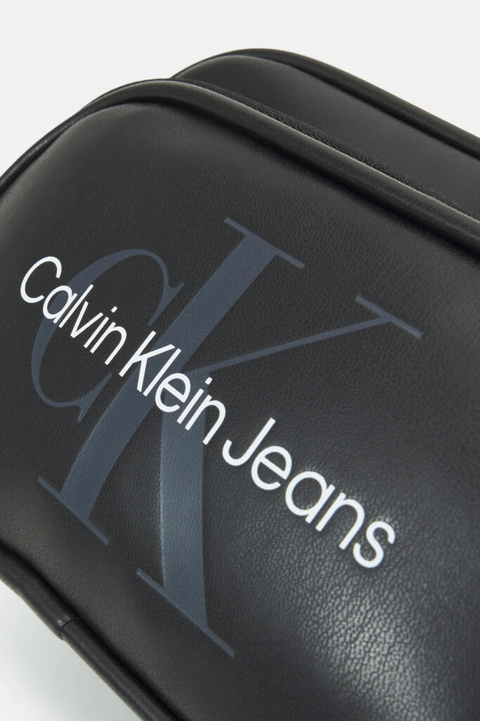 Borsa Calvin Klein Jeans monogram soft ew camera bag18 Nero