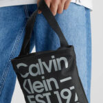 Borsa Calvin Klein sport essentials flatpack18 Nero - Foto 1