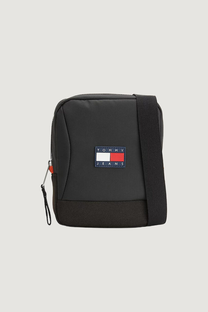 Borsa Tommy Hilfiger Jeans function reporter Nero