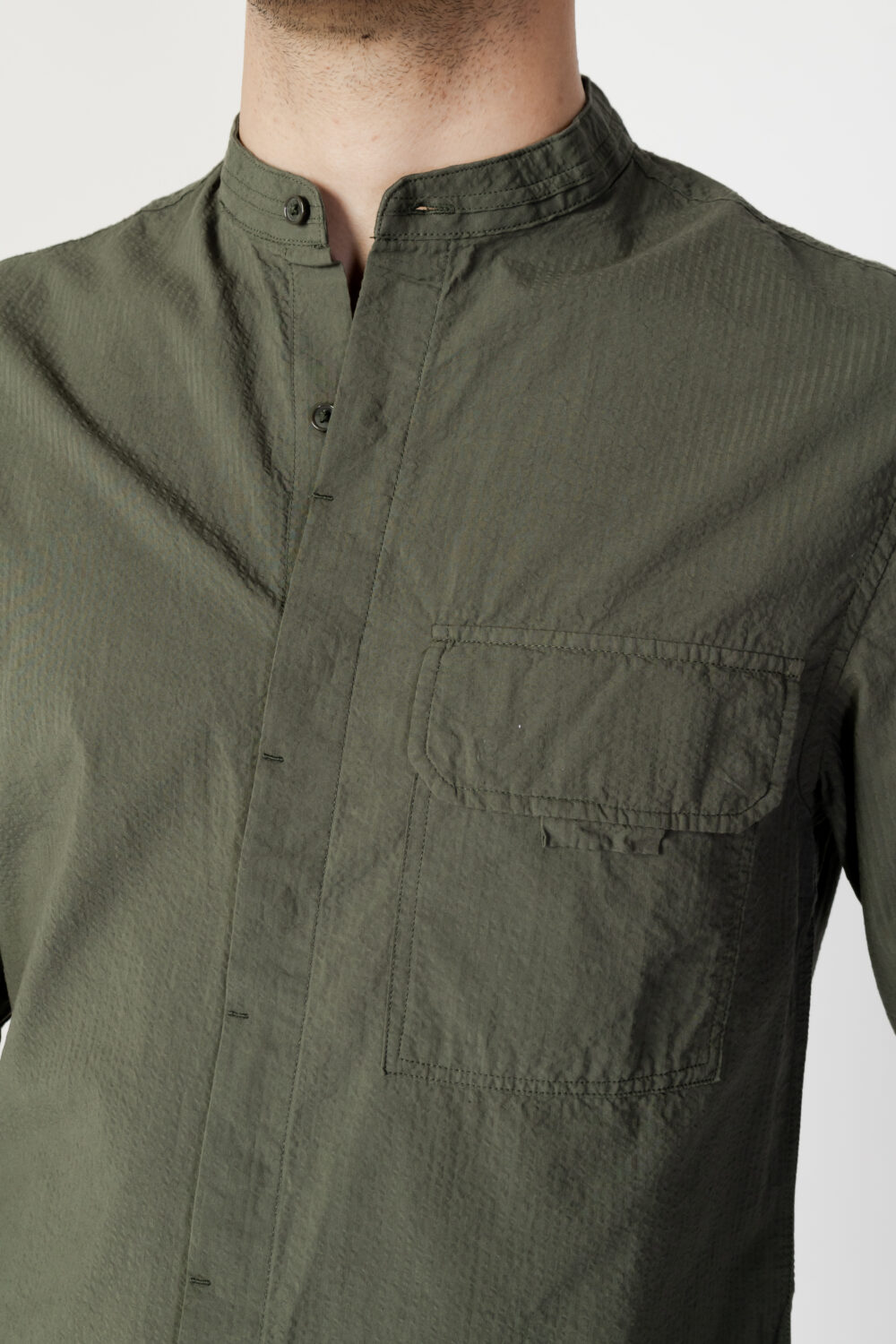 Camicia manica lunga Antony Morato regular fit Verde Oliva - Foto 2