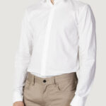 Camicia manica lunga Hugo ejinar Bianco - Foto 1