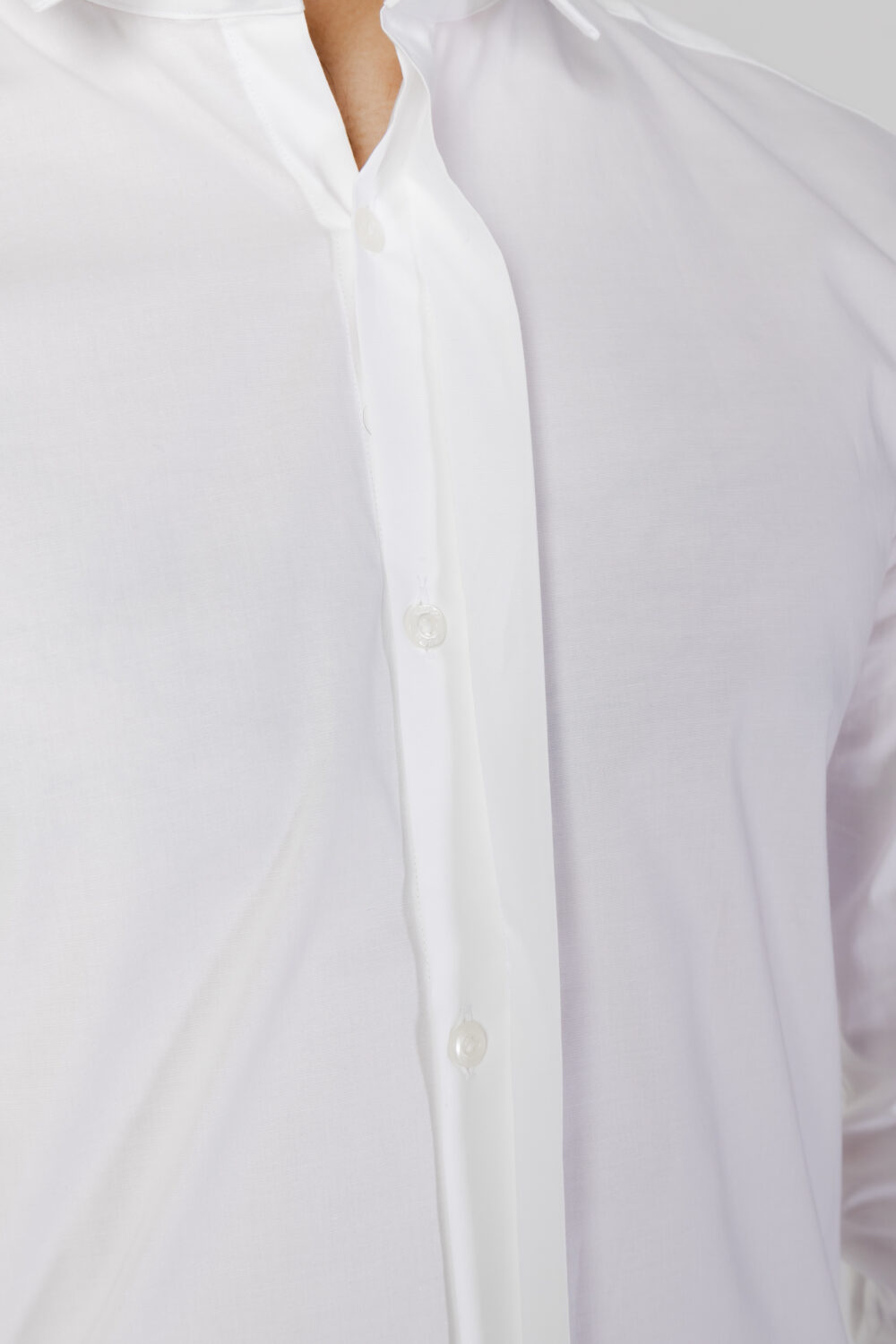 Camicia manica lunga Hugo ejinar Bianco - Foto 2